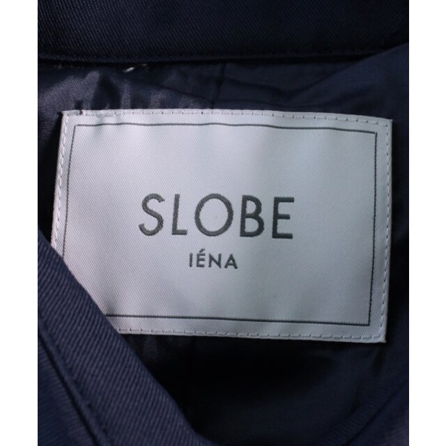 SLOBE IENA(スローブイエナ)のSLOBE IENA スローブイエナ トレンチコート 36 (S位) 紺 【古着】【中古】 レディースのジャケット/アウター(トレンチコート)の商品写真