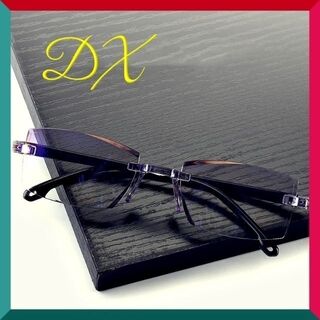 老眼鏡【+3.5 DX 淡紫レンズ TR90 仕様】 ブルーライトカット！(サングラス/メガネ)