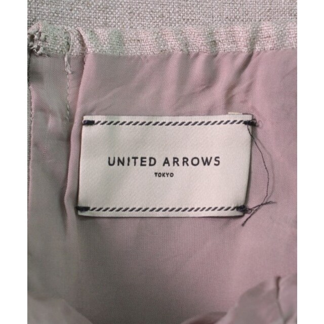 UNITED ARROWS(ユナイテッドアローズ)のUNITED ARROWS ひざ丈スカート 38(M位) グレーベージュ 【古着】【中古】 レディースのスカート(ひざ丈スカート)の商品写真