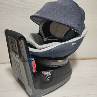 コンビ(combi)の【送料込】コンビ 綺麗 クルムーヴスマートエッグショック 新生児～ 清掃済(自動車用チャイルドシート本体)