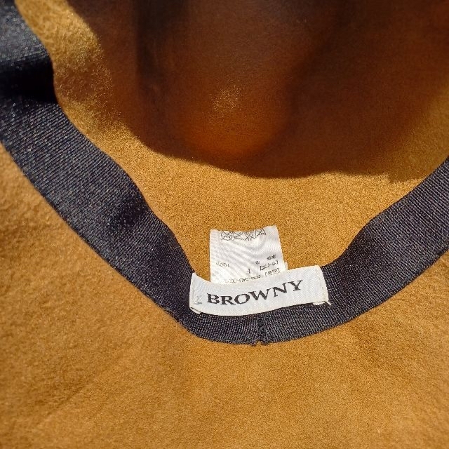 BROWNY(ブラウニー)の★ブラウニー　BROWNY    ウール　ハット　帽子　★ メンズの帽子(ハット)の商品写真