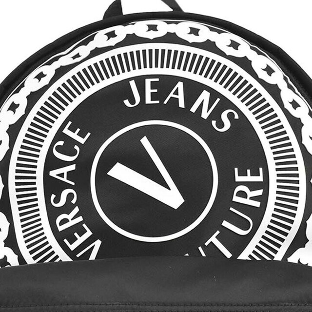 VERSACE(ヴェルサーチ)のVERSACE JEANS COUTURE リュック バックパック ブラック メンズのバッグ(バッグパック/リュック)の商品写真