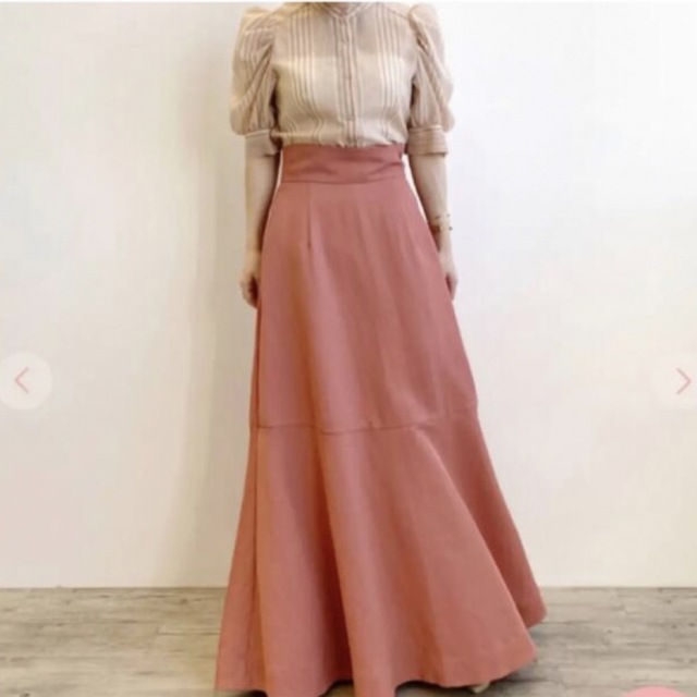 COCO DEAL(ココディール)のシャンブレーフレアスカート　cocodeal レディースのスカート(ロングスカート)の商品写真