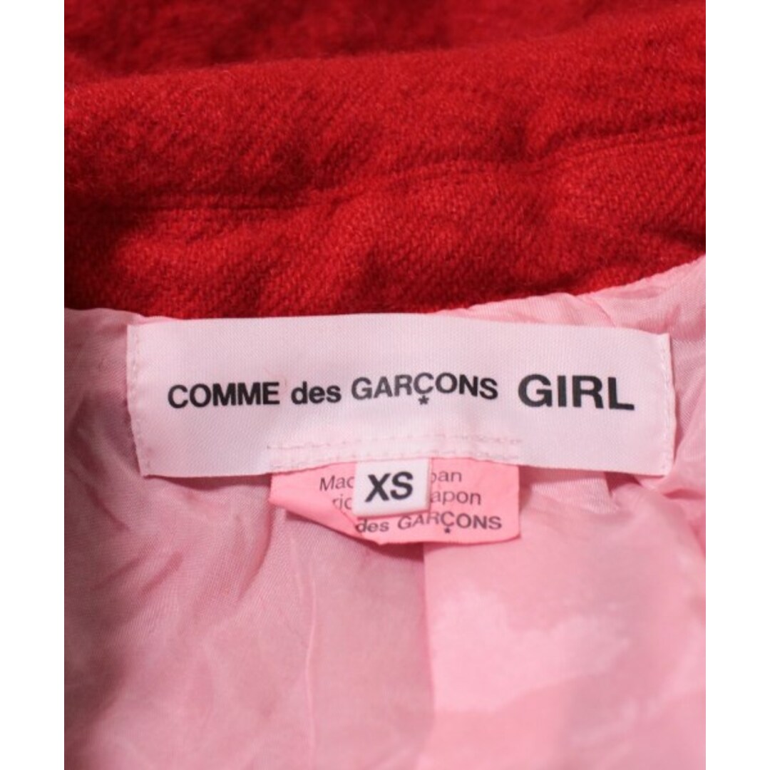 COMME des GARCONS GIRL(コムデギャルソンガール)のCOMME des GARCONS GIRL テーラードジャケット XS 赤 【古着】【中古】 レディースのジャケット/アウター(テーラードジャケット)の商品写真