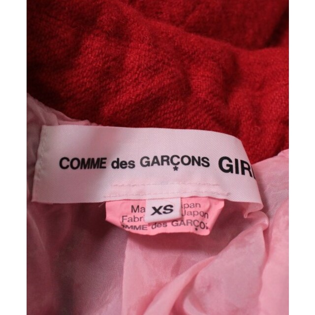COMME des GARCONS GIRL(コムデギャルソンガール)のCOMME des GARCONS GIRL カジュアルジャケット XS 赤 【古着】【中古】 レディースのジャケット/アウター(テーラードジャケット)の商品写真