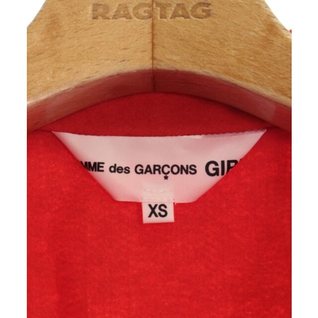 COMME des GARCONS GIRL(コムデギャルソンガール)のCOMME des GARCONS GIRL カジュアルジャケット XS 赤 【古着】【中古】 レディースのジャケット/アウター(テーラードジャケット)の商品写真