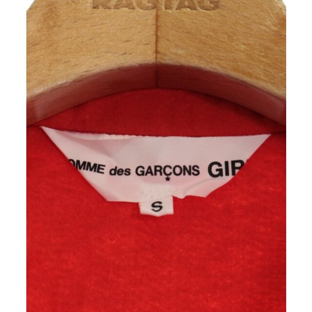 COMME des GARCONS GIRL(コムデギャルソンガール)のCOMME des GARCONS GIRL カジュアルジャケット S 赤 【古着】【中古】 レディースのジャケット/アウター(テーラードジャケット)の商品写真