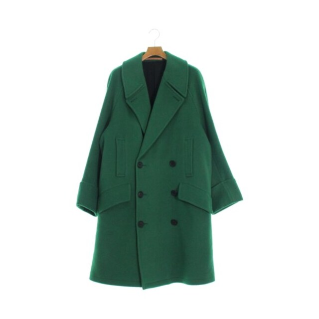 有名ブランド Scye 【古着】【中古】 緑 38(M位) チェスターコート