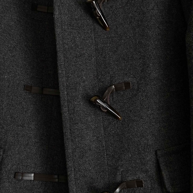 MUJI (無印良品)(ムジルシリョウヒン)の無印　ダッフルコート　チャコールグレー　Sサイズ レディースのジャケット/アウター(ダッフルコート)の商品写真