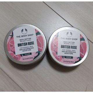 ザボディショップ(THE BODY SHOP)のボディショップボディバター　ブリティッシュローズ50ml(ボディクリーム)