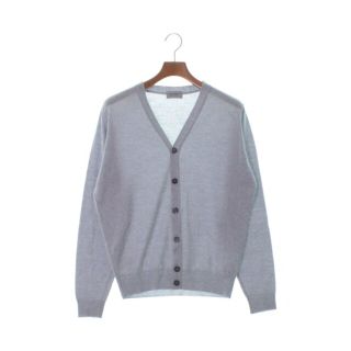 ジョンスメドレー(JOHN SMEDLEY)のJOHN SMEDLEY ジョンスメドレー カーディガン M グレー 【古着】【中古】(カーディガン)