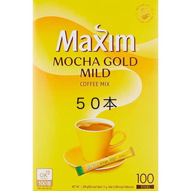 Maxim(マキシン)の韓国　Maxim Coffee Mix モカゴールド　インスタントコーヒー 食品/飲料/酒の飲料(コーヒー)の商品写真