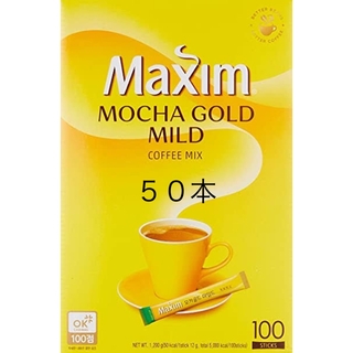マキシン(Maxim)の韓国　Maxim Coffee Mix モカゴールド　インスタントコーヒー(コーヒー)