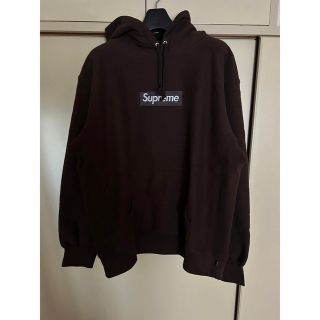 シュプリーム ボックスロゴ パーカー(メンズ)(ブラウン/茶色系)の ...