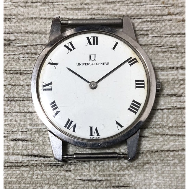 UNIVERSAL GENEVE(ユニバーサルジュネーブ)のユニバーサルジュネーブ　手巻き機械式　腕時計　ジャンク品 メンズの時計(腕時計(アナログ))の商品写真