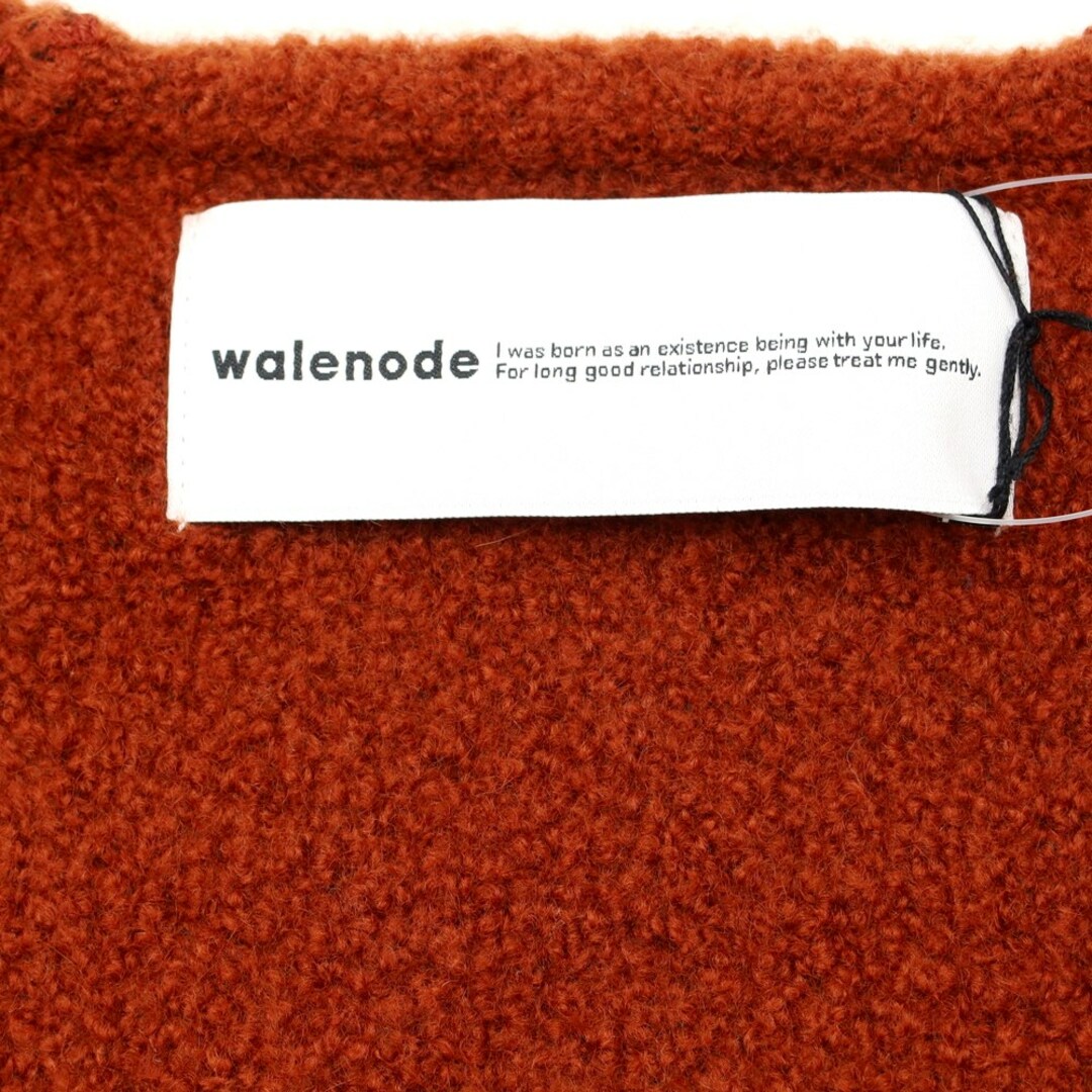 ウェルノード walenode カシミヤナイロン パイル Vネック  プルオーバーニット【サイズ1】【メンズ】 2