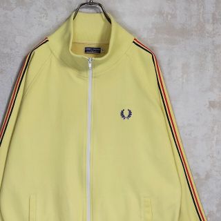 フレッドペリー(FRED PERRY)の【レア配色】パステルフレッドペリー 2XL トラックジャケット イエロー 黄(ジャージ)