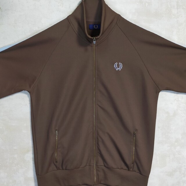 激レア】 フレッドペリー 2XL トラックジャケット ブラウン くすみ
