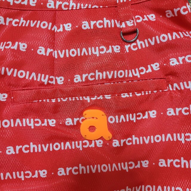 archivio - アルチビオ ロゴ 赤 スカート 新品 耐久 サイズ40の通販 by