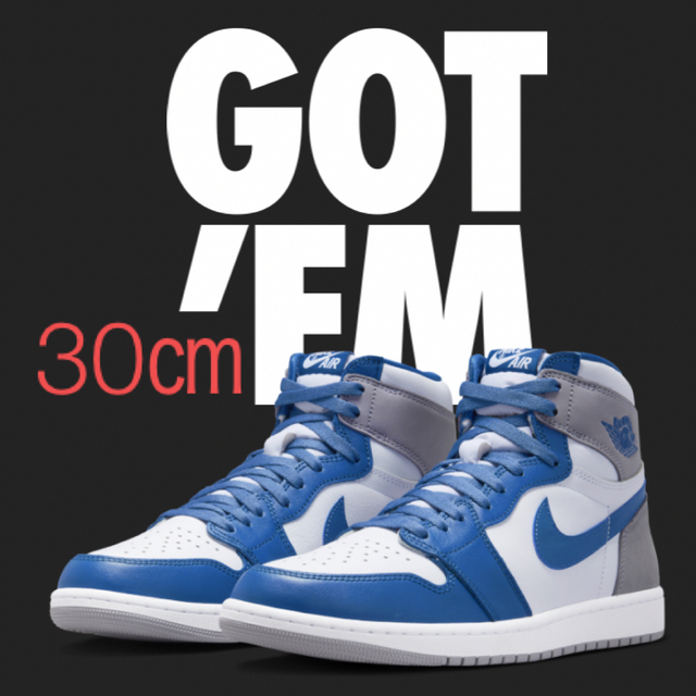 NIKE AIR JORDAN 1 HIGH OG TRUE BLUE　30cm