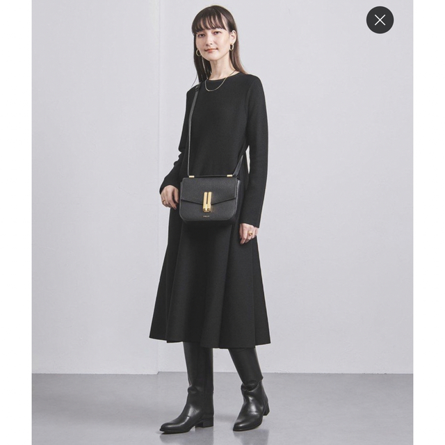 United Arrows フレアニットワンピース - lac.edu.co