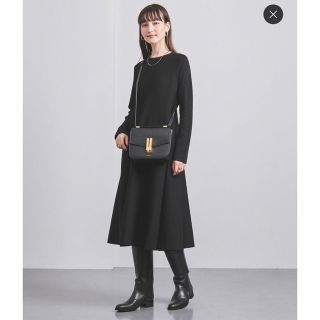 ユナイテッドアローズ(UNITED ARROWS)のUnited Arrows フレアニットワンピース(ロングワンピース/マキシワンピース)