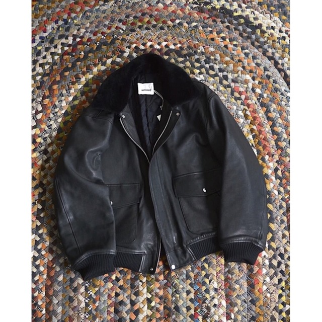 【購入希望】MYTHINKS  MY BOMBER LEATHER JACKETメンズ