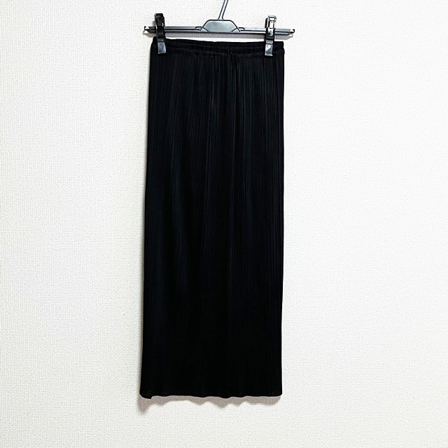 割引セール PLEATS PLEASE 変形 レイヤード ロングスカート 黒3