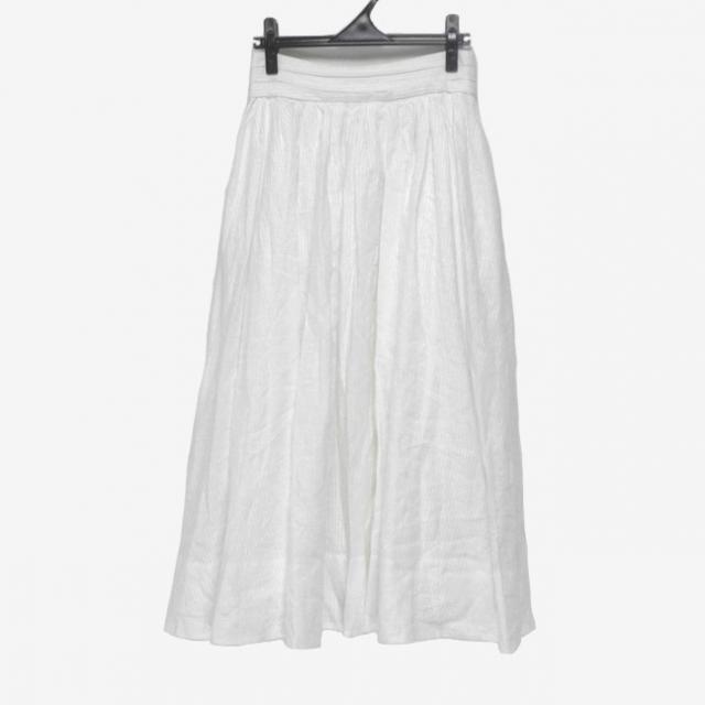 エブール ロングスカート サイズ36 S - 白