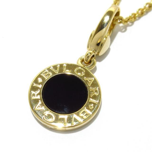 素敵でユニークな BVLGARI - ブルガリ ネックレス美品 K18YG×オニキス
