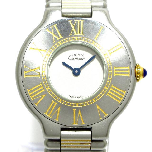 Cartier - カルティエ 腕時計 マスト21 レディース 白