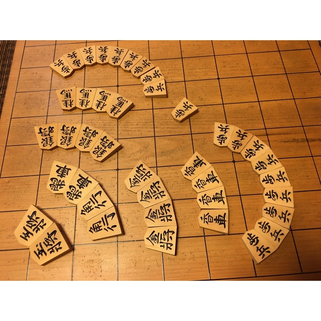 ◇将棋駒◇一舟作◇錦旗書◇本黄楊◇手彫り駒◇ - 囲碁/将棋