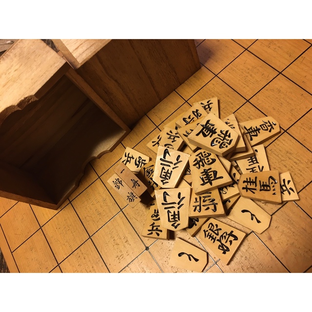 ◇将棋駒◇一舟作◇錦旗書◇本黄楊◇手彫り駒◇ - 囲碁/将棋