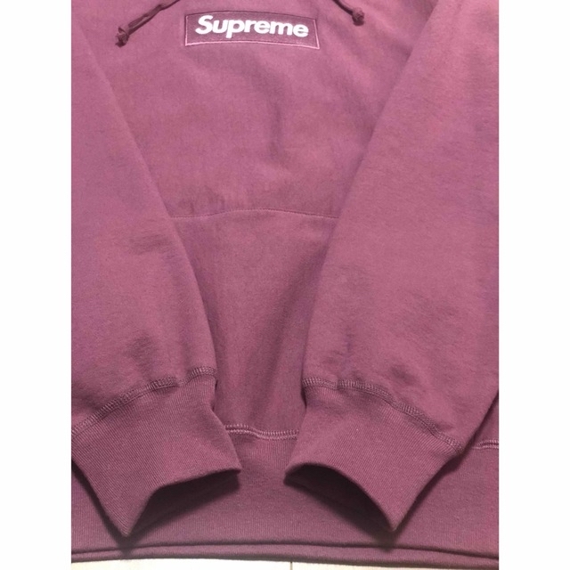 Supreme Box Logo Hooded plum サイズM