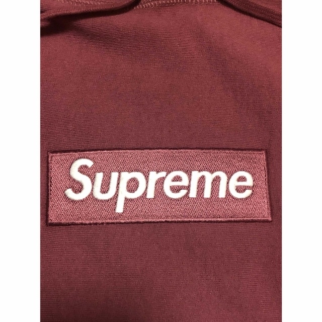 Supreme Box Logo Hooded plum サイズM