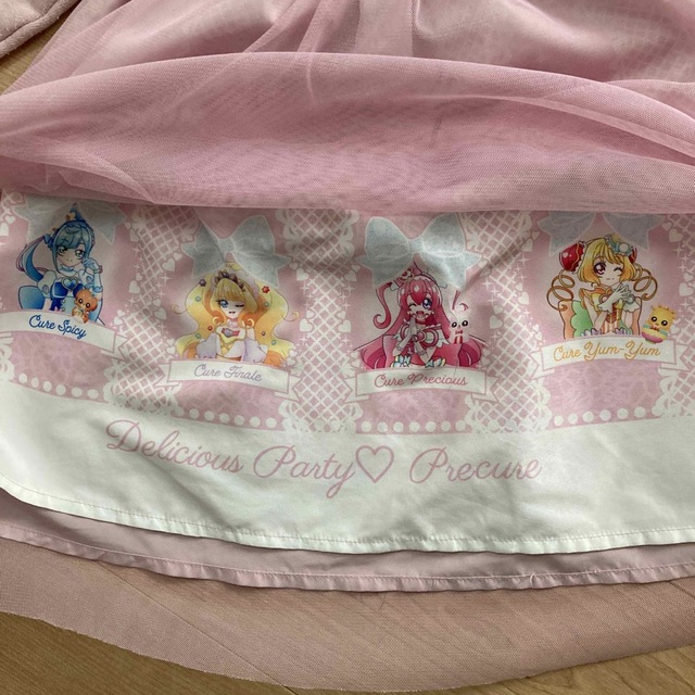 しまむら(シマムラ)のプリキュア　ワンピース　110 キッズ/ベビー/マタニティのキッズ服女の子用(90cm~)(ワンピース)の商品写真