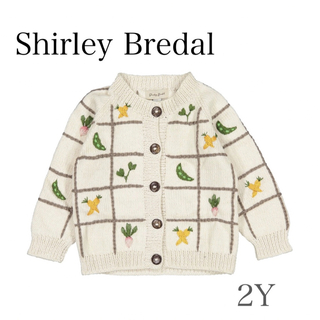キャラメルベビー&チャイルド(Caramel baby&child )のShirley Bredal  刺繍カーディガン　2Y(カーディガン)