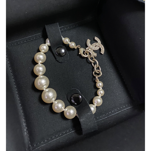 国内最安値! CHANEL - シャネル パールブレスレット ブレスレット+