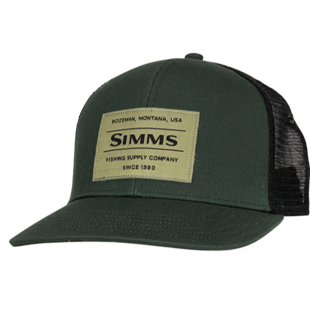 Simms cap シムス キャップ 帽子 ORIGINAL PATCH 新品