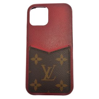 ルイヴィトン(LOUIS VUITTON)のLOUIS VUITTON ルイヴィトン バンパー M69095 モノグラムキャンバス スカーレット ブラウン スマホケース アイフォンケース(iPhoneケース)