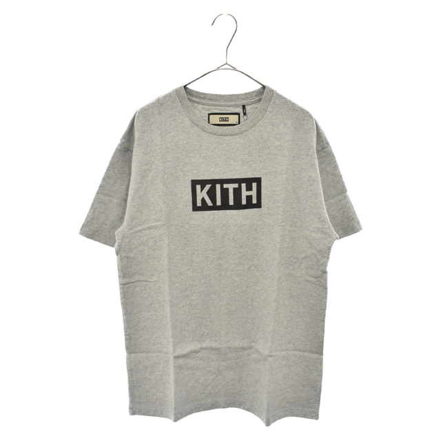 KITH キス BOX LOGO PRINT TEE ボックスロゴ クルーネック Tシャツ グレー