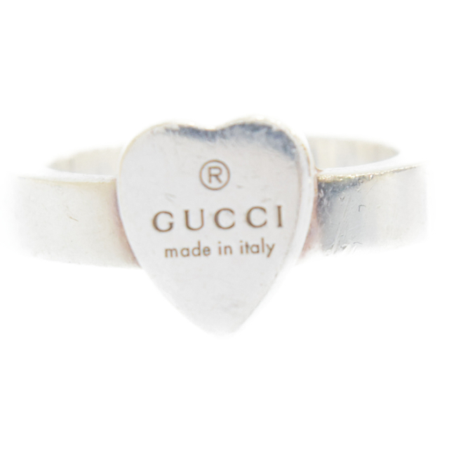 Gucci - GUCCI グッチ トレードマーク ハートリング シルバーの通販 by