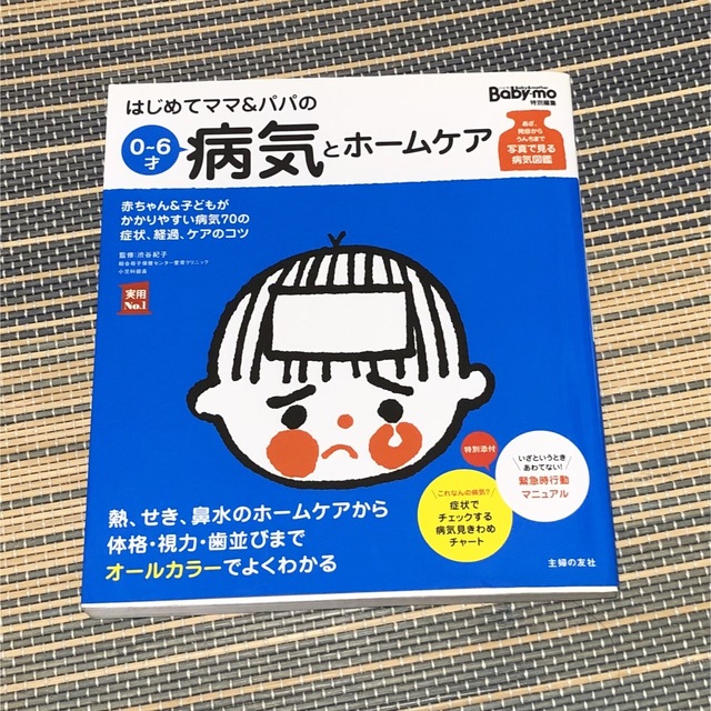 はじめてママ＆パパの０～６才病気とホ－ムケア かかりやすい病気、予防接種、薬から エンタメ/ホビーの雑誌(結婚/出産/子育て)の商品写真