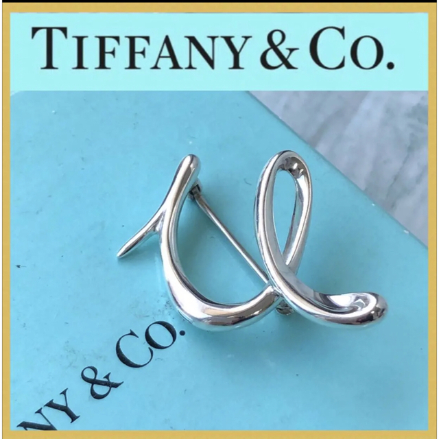 Tiffany イニシャルLブローチ希少