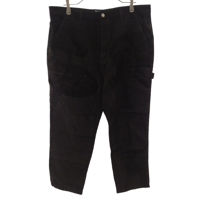 STUSSY(ステューシー)のSTUSSY ステューシー 21AW Venus Work Pant ヴィーナスプリント ダブルニーペインターワークパンツ ブラック 21F116506 メンズのパンツ(その他)の商品写真