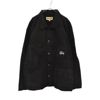 ステューシー(STUSSY)のSTUSSY ステューシー 21AW Venus Chore Jacket ヴィーナスプリント チョアジャケット ブラック カバーオール 21F115600(フライトジャケット)