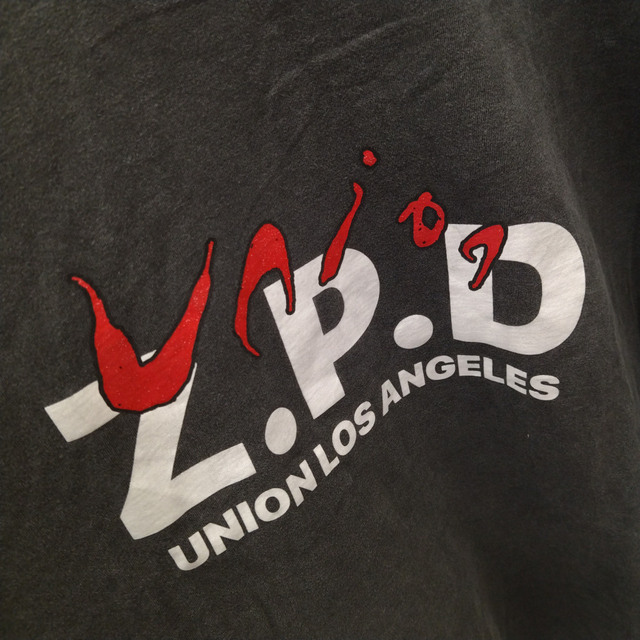 UNION ユニオン 22AW PROXIMAL LS TEE 両面プリント ロングスリーブ Tシャツ グレー メンズのトップス(Tシャツ/カットソー(七分/長袖))の商品写真