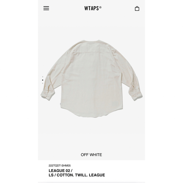 22aw wtaps LEAGUE 02 返品可 www.cecile-roger.com