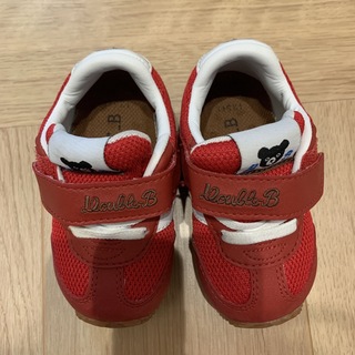 DOUBLE B 子供靴　13.5cm 赤色(スニーカー)