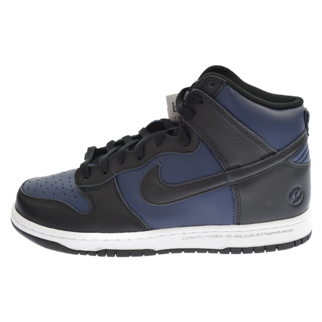 NIKE ナイキ DUNK HIGH FRAGMENT ダンクHIGHフラグメント ハイカットスニーカー ネイビー US10/28cm DJ0383-400